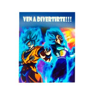 Invitaciones Temáticas Dragon Ball 10 uds