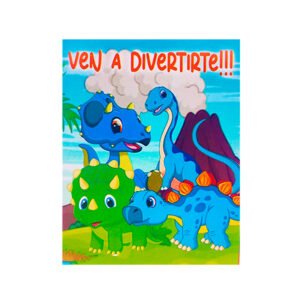 Invitaciones Temáticas Dinosaurio Bebé