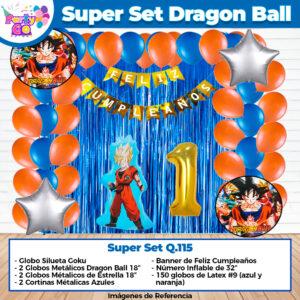 Super set de Decoración Dragon Ball
