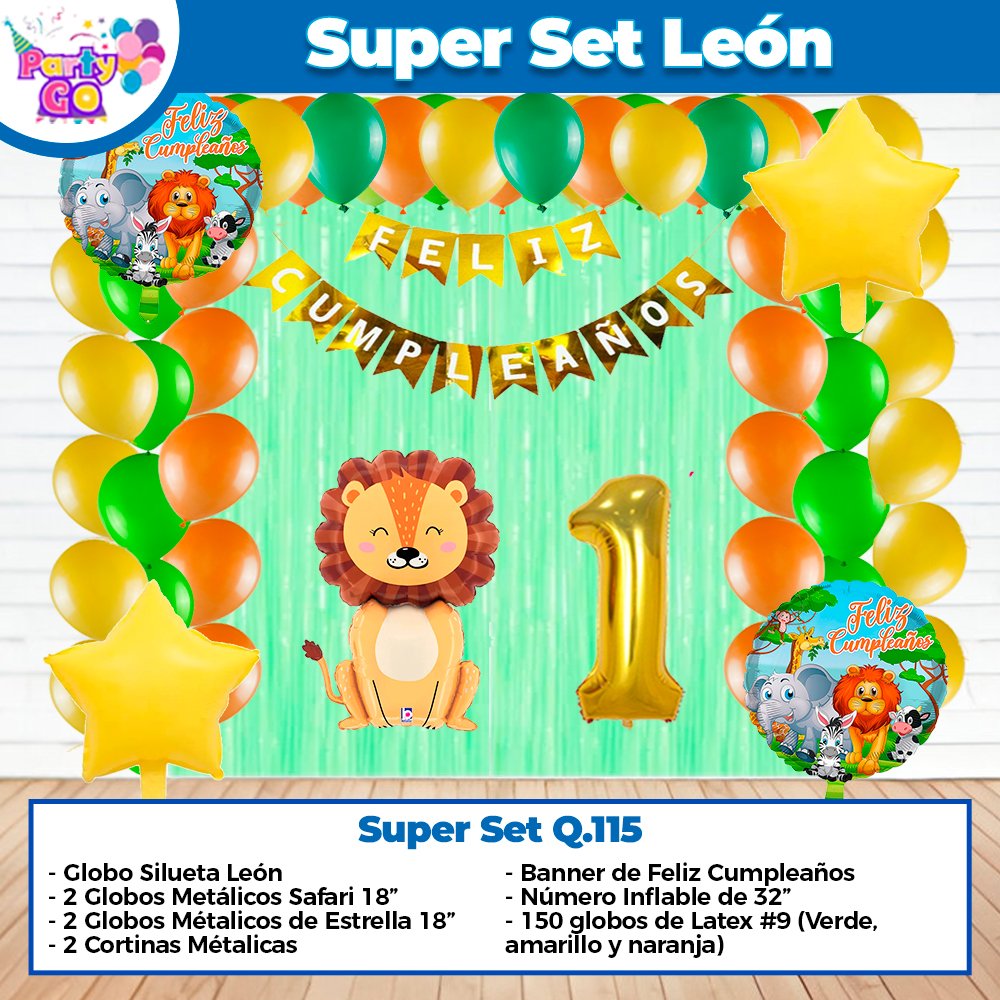 Super Set De Decoración León II