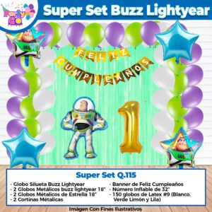 Super Set De Decoración Buzz Lightyear