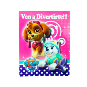 Invitaciones Temáticas Skye10 uds