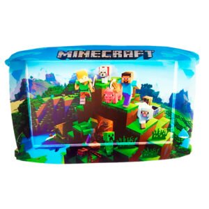Platos Temáticos Minecraft 10 uds
