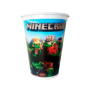 Vasos Temáticos Minecraft 10 uds