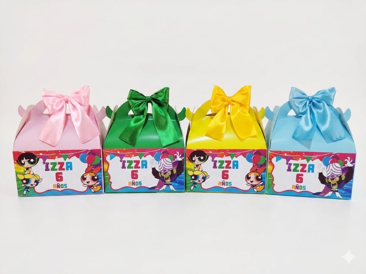 Cajitas-Sorpresa Tipo Lonchera Personalizadas 12 uds - Imagen 5