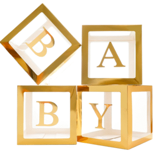 Cajas de Acetato BABY Doradas