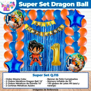 Super set de Decoración Dragon Ball Goku