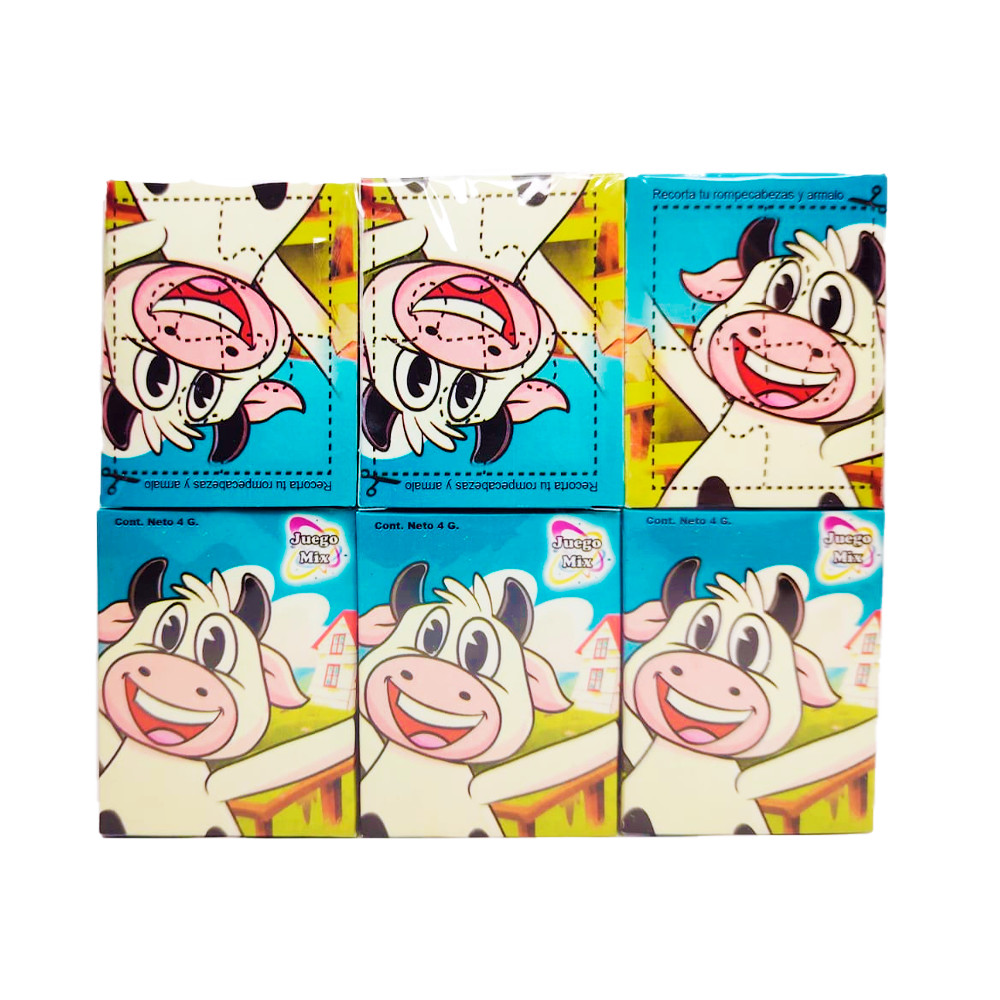 Juegos de Memoria Para Sorpresas Vaca Lola 12 uds