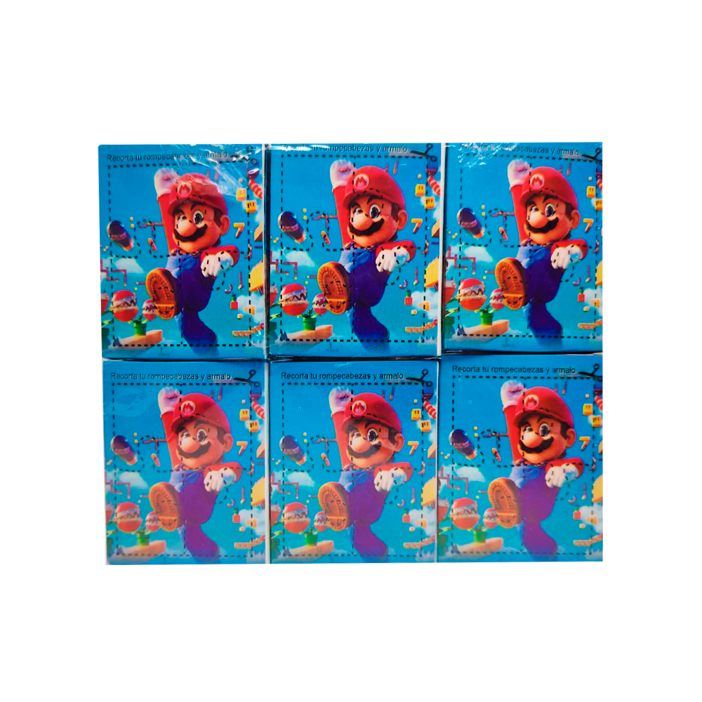 Juegos de Memoria Para Sorpresas Super Mario 12 uds