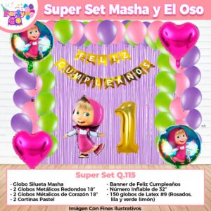 Super Set De Decoración Masha