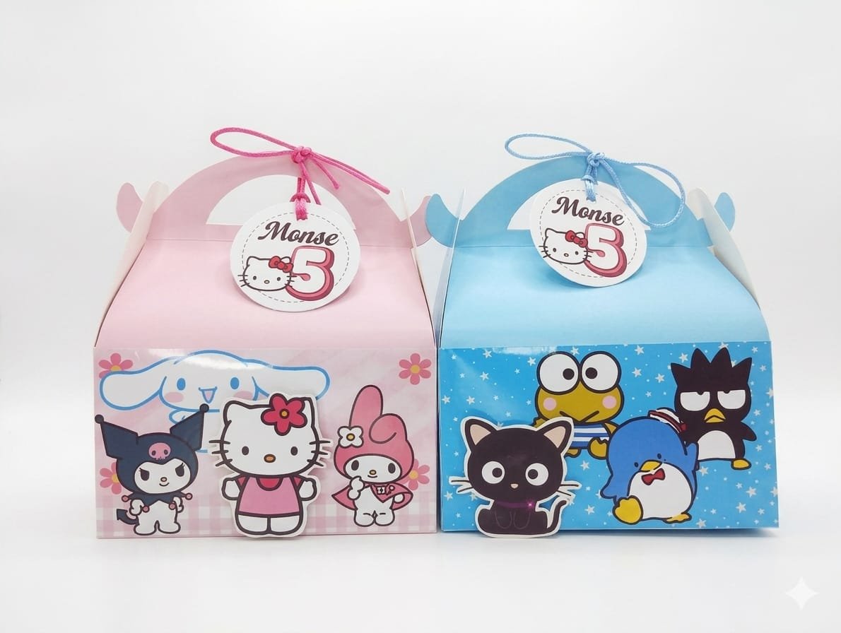 Cajitas Sorpresa 3D Personalizadas 12 uds - Imagen 3