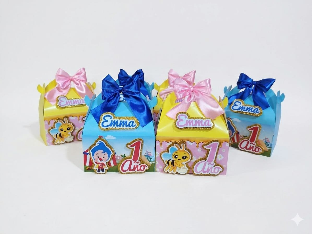 Cajitas Sorpresa 3D Personalizadas 12 uds